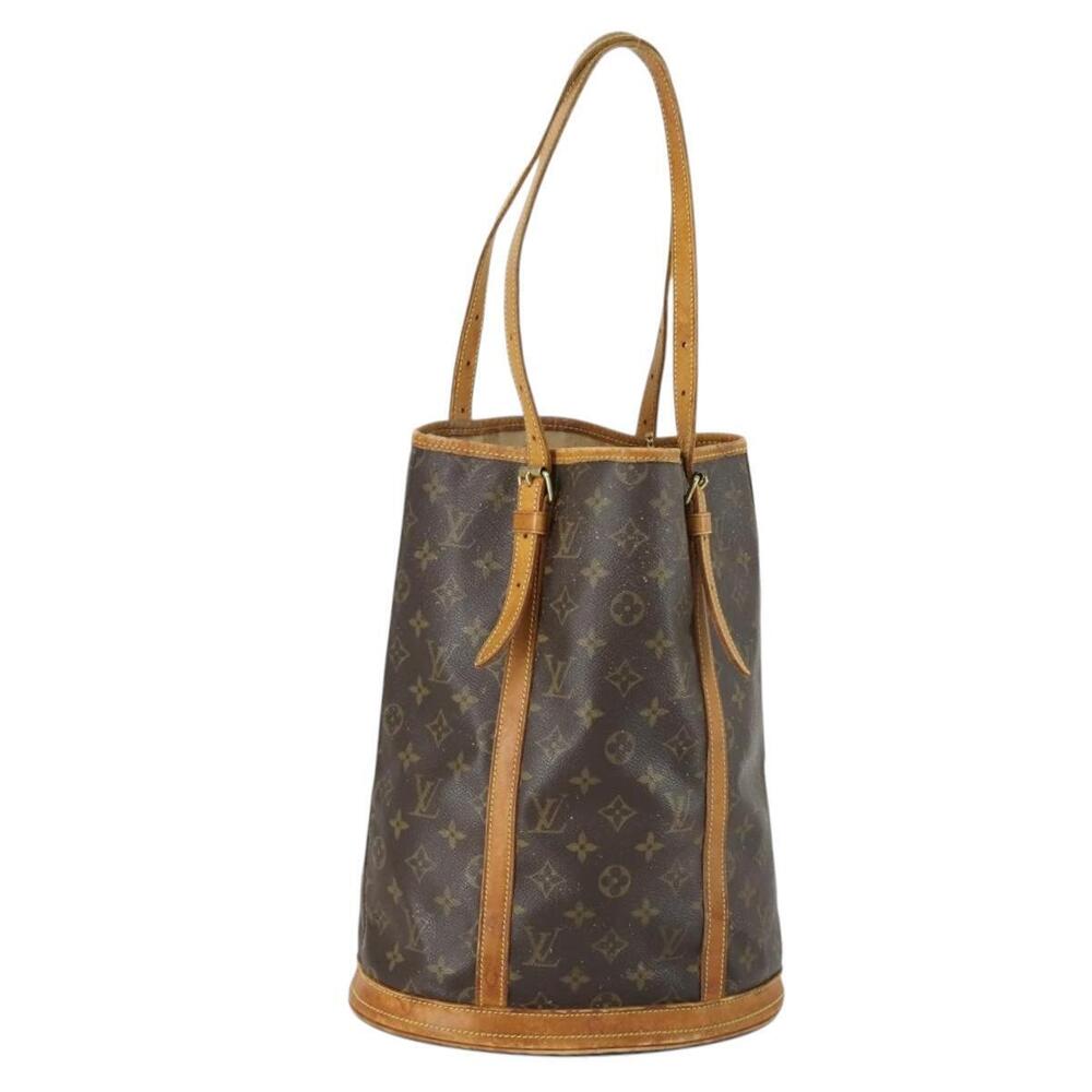 LOUIS VUITTON Monogram Bucket GM Shoulder Bag M42236 LV Auth ka1121
